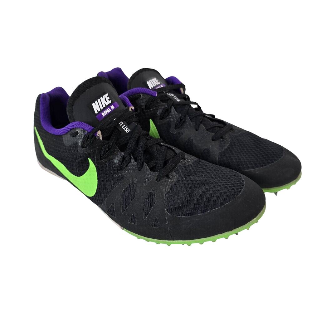 Nike Rival M Men’s Black Track & Field Running Shoes Size 11.5 No Key 806555-035